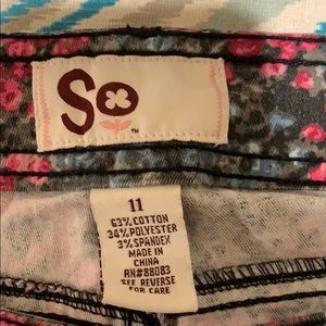 So floral colorful pants